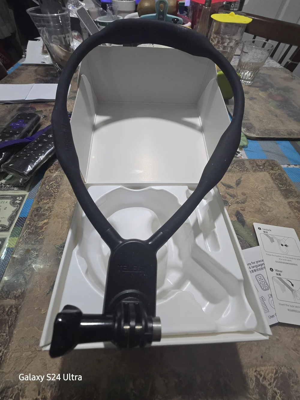 Black Neck Mount Holder for Action Cameras